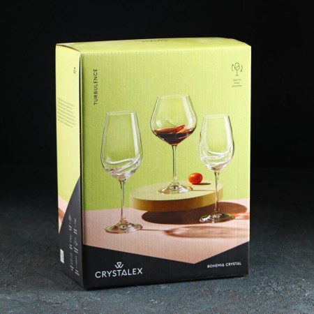 A set of glasses for the wine Bohemia Crystal "Tutile", 350 ml, 2 pcs-2