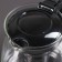 Glass teapot “Illusion”, 1.5 l, with metal sieve, black color