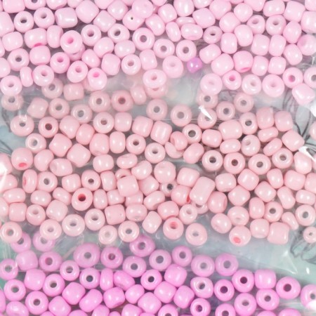 Round beads 6/0 "Lilac fog" 5 colors x 10 g 20x8x0.7 cm-1