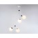 Suspended Ambrella Light, Modern, TR2572, 4HE27, white, black color