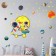 Interior color sticker "Cosmonaut at the space station" 30x60 cm nr 2 sheets 70673