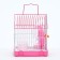 A cell for rodents equipped RT-2C, 23 x 16.5 x 20 cm, pink