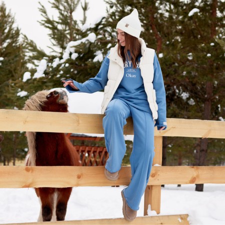 Women's sweatshirt MIST COZY STYLE, Blue, size 54-4