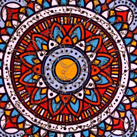 Figure puzzle "Mandala", a series "Funny toys"-2