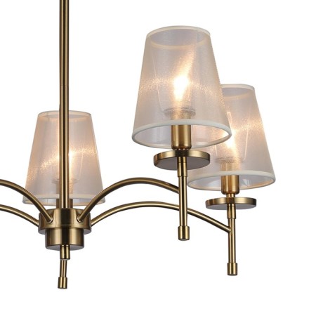 Lamp on the rod 5x40W E14, size 70x70x50 cm-1