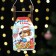 Christmas tree decoration "Sanctors No. 2", 12.5 x 6 cm