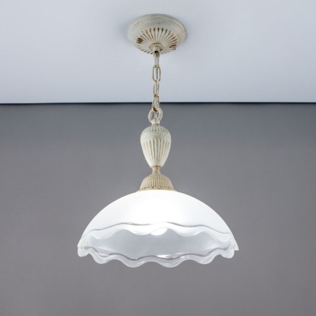 Suspended lamp Citilux "Latur" CL413210, 36x35 cm, 1x75W, E27, white color-3
