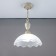 Suspended lamp Citilux "Latur" CL413210, 36x35 cm, 1x75W, E27, white color
