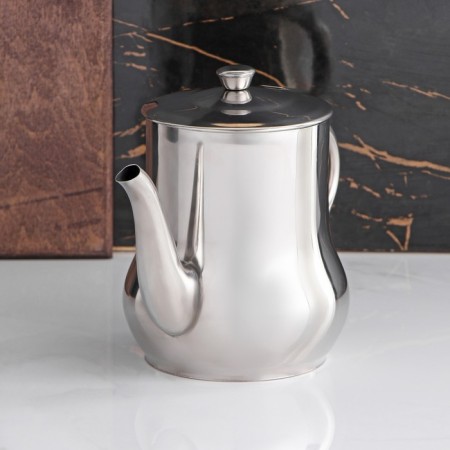 Teapot of stainless steel "Sultan", 1.2 l, 201 steel, chrome color color-1
