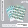 Scrapbooking paper bilateral "rhombus" density 180 grams set 10 pcs 15.5x17 cm