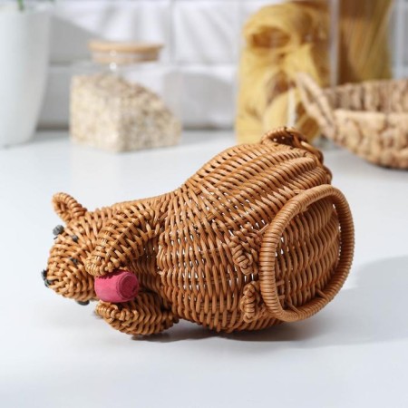 Basket for fruits and bread of the protein "Squirrel", 21 × 11.5 × 16 cm-4