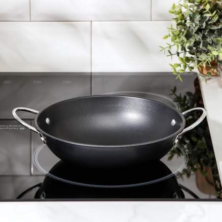 Pan-wok “mini”, 1.4 l, d = 20 cm, anti-stick coating, black color-4