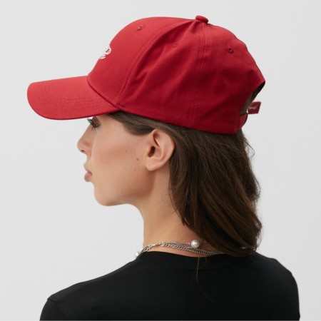 Minaku baseball cap, red color, size 56-58-1