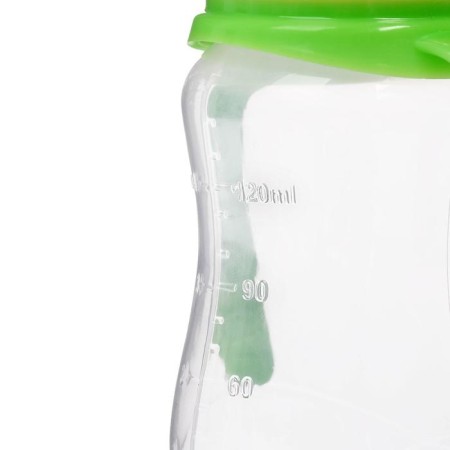A bottle for feeding, a classic throat, fitted, with handles, 150 ml., 0 months, color mix-3