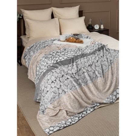 Texrepublic blanket, size 180x200 cm, gray color-8