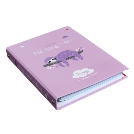 Notebook on rings, 160 sheets in the Caribbean Lenovers cage, solid cover, glossy lamination, shift block 60 g/m2-1