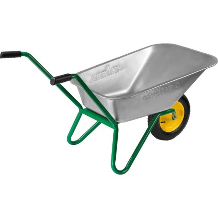 Garden wheelbarrow, single -wheeled: cargo/p 100 kg, volume of 90 liters-2