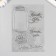 Stamp for creativity Silicon "Bank and Gratitude" 11x16cm