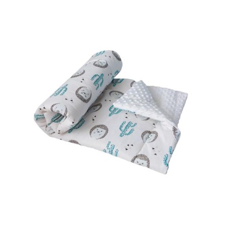 Hedgehog Plaid, size 95x85 cm-1