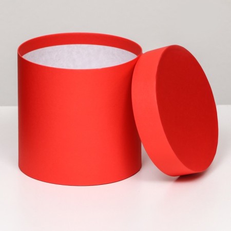 Hat box red, 13 x 13 cm-1