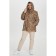 Women's jacket, size 66, brown color