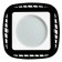 Warehouse Warehouse LED Feron AL1005, IP65, 100 W, 230x230x44 mm, black color is black