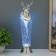 Lava-lamp "Deer" LED from batteries 3haa USB silver 7x6x30cm