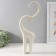 Souvenir Ceramics "Antelope" White 6x13x47.5 cm