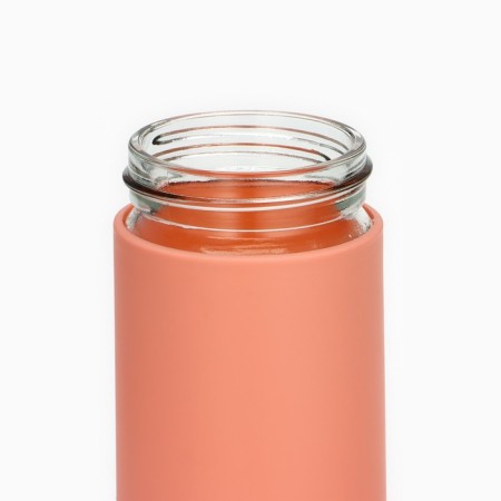 Water bottle "Do not complicate", 420 ml, glass-3