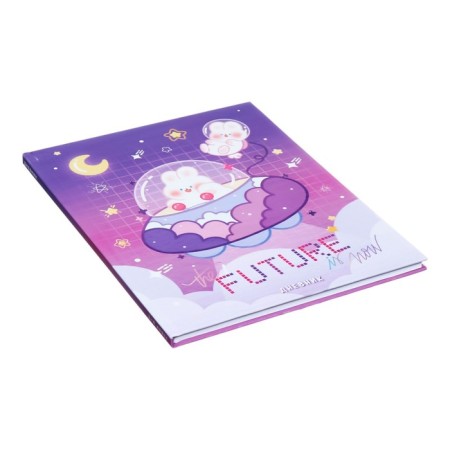 Diary for grades 1-4 "Tender Dreams", solid cover, holography, 48 sheets-1
