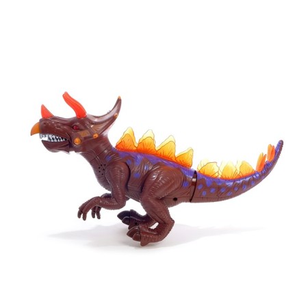Dinosaur radio-controlled T-Rex, light and sound effects, works from batteries-1