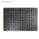 Muddy mud -bearded rug 80 × 120 × 1.6 cm, black color