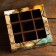 New Year. Confectionery box with a shell 9 pcs "Christmas Morning", 13.7 x 13.7 x 3.5 cm