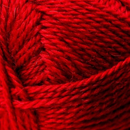 Yarn "Argentinean wool" 100% imported p/t wool 200m/100g (091, cherry)-6
