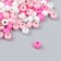 Beads for creativity tree "Balls. Pink pastille" set 20 grams d = 0.6 cm