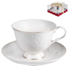 Tea set of Balsford Grace, new bone porcelain, 220 ml, 2 items