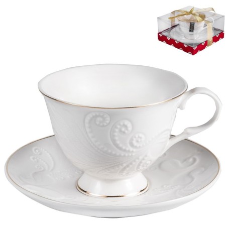Tea set of Balsford Grace, new bone porcelain, 220 ml, 2 items