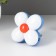 Night Plastic "Chamomile" LED white-blue 8x5x8 cm Risalux