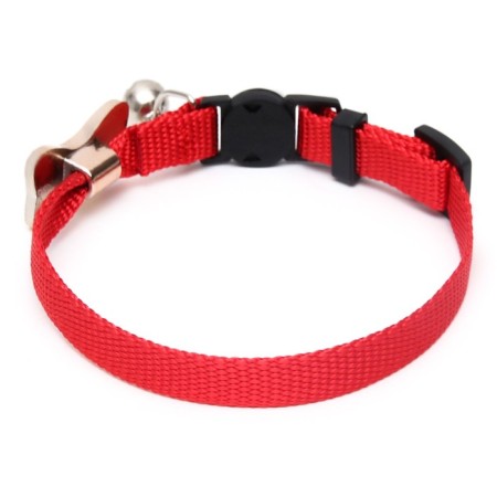 Cat Aznikiy "Bow" with rhinestones, 30 x 1 cm, red-2