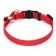 Cat Aznikiy "Bow" with rhinestones, 30 x 1 cm, red