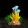 Decor for the Aquarium "Dolphins" on a stand, 4.9 x 4 x 8 cm