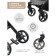 Stroller walking children's indigo trip, beige color