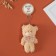 Tekstil Bloher "Bear with an openwork bow" 8x5x13 cm