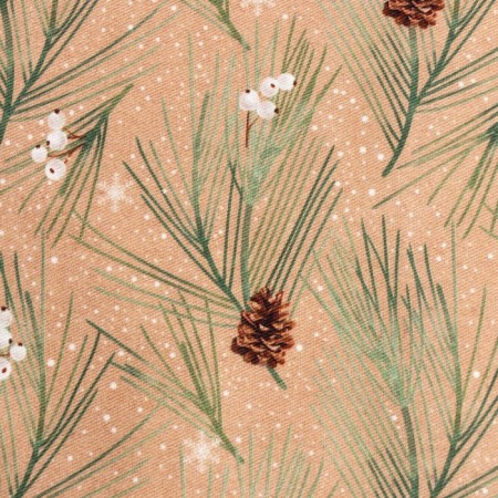 Walking on the table New Year's Ethel "SPRUCE Branches" 30x70cm, 100%HL, sarzha 190 g/m2-2