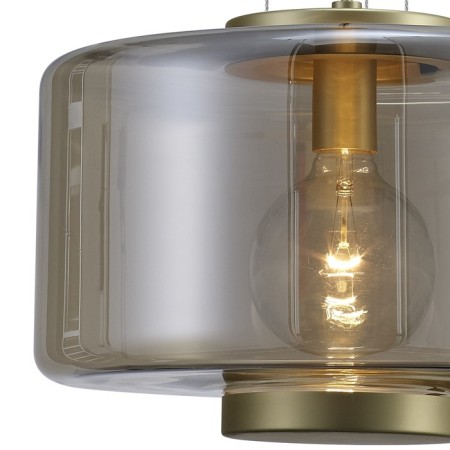 Suspended mantra jarras, e27, 1x20W, 490 mm, bronze color-2