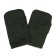 Supported mittens, diagonal, insulation: double vatin, mix, greengo