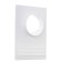 Plate Potse Era 100PTPR, 180x250 mm, D = 100 mm, with a lattice, with a round flange