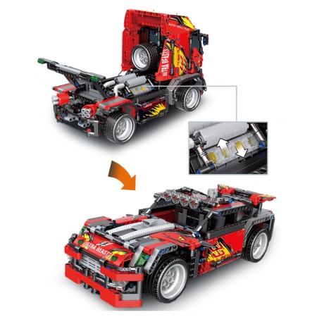 Designer Techno "Sports", 1051 parts, 2 assembly options-2