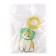 Key keychain children's "cat", 3.1 x 7.7 cm