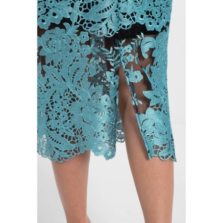 Dress lace, size 50, blue color-1